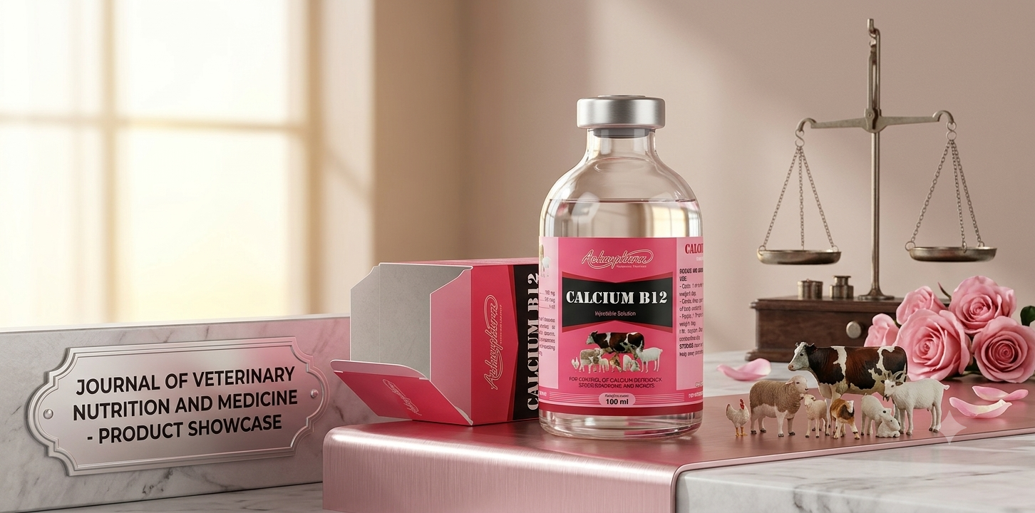 ​«CALCIUM B12»: دارو  «آچافارم» برای تقویت بنیه، درمان کمبود کلسیم و مهار اختلالات متابولیک دامی