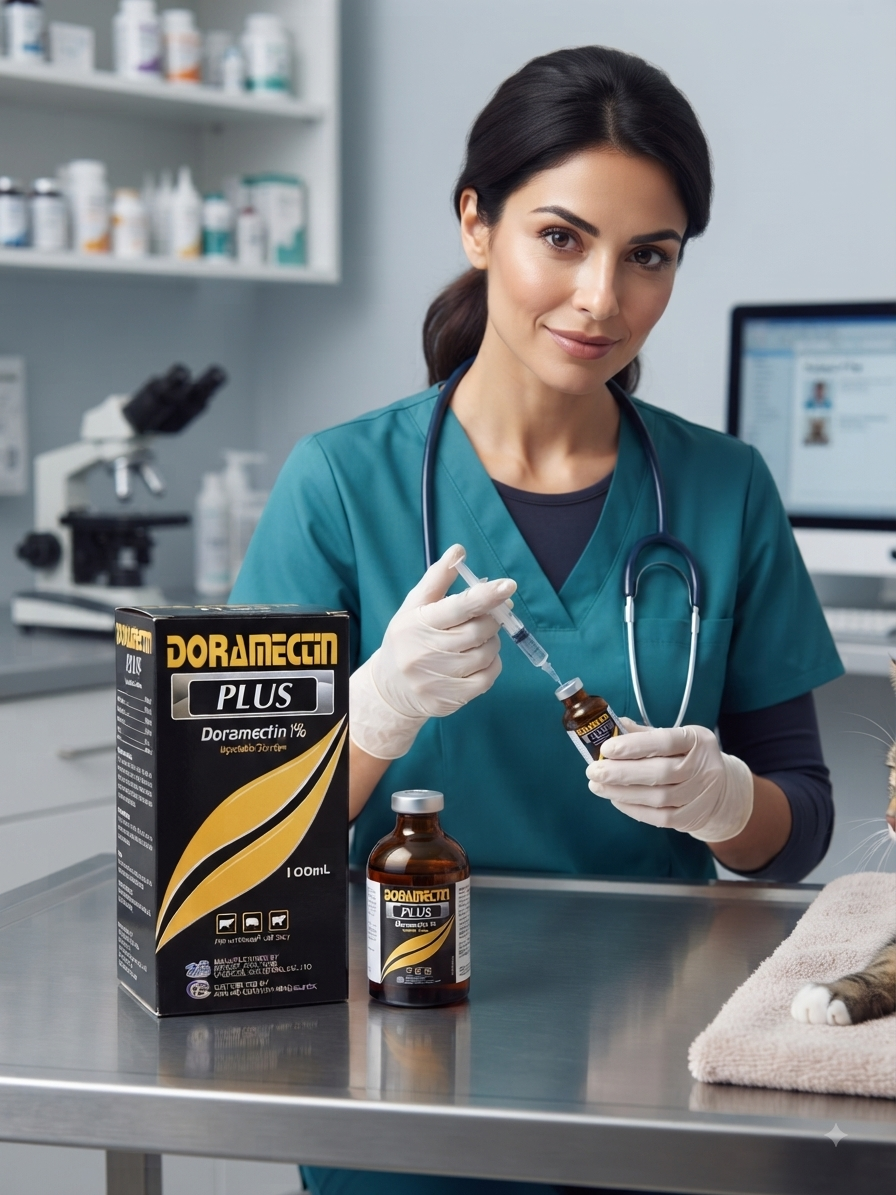 داروی تزریقی دامپزشکی دورامکتین پلاس (Doramectin Plus) - ۱۰۰ میلی‌لیتر
