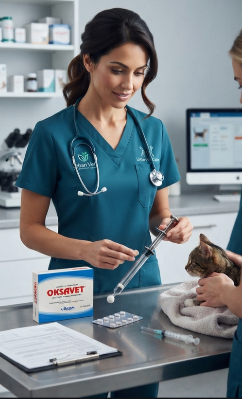 بستهبندی قرص ضد انگل دامپزشکی OKSAVET (اوکسوت) - Vilsan Pharmaceuticals