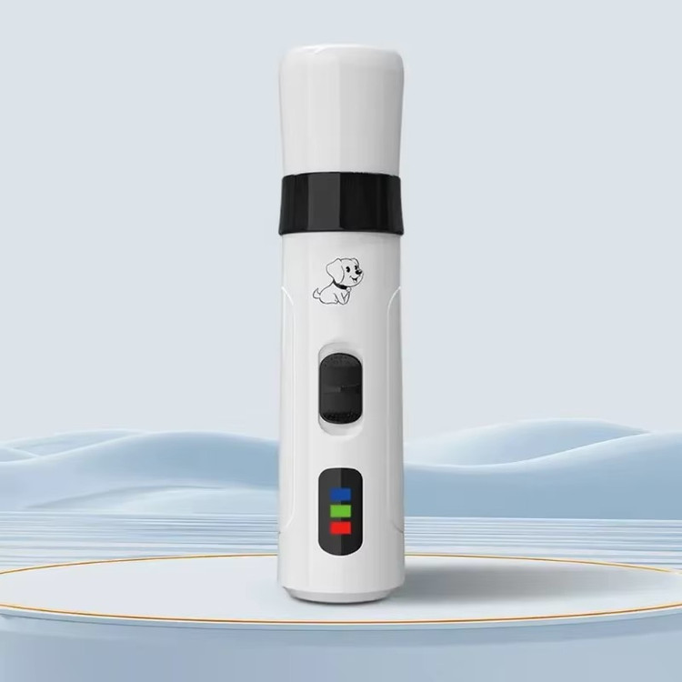 سوهان برقی ناخن حیوانات خانگی قابل شارژ برای سگ و گربه؛ ناخنگیر برقی کمصدا و بدون درد با شارژ USB و محافظ پنجه، مناسب برای کوتاه و مرتب کردن ناخن سگ و گربه.