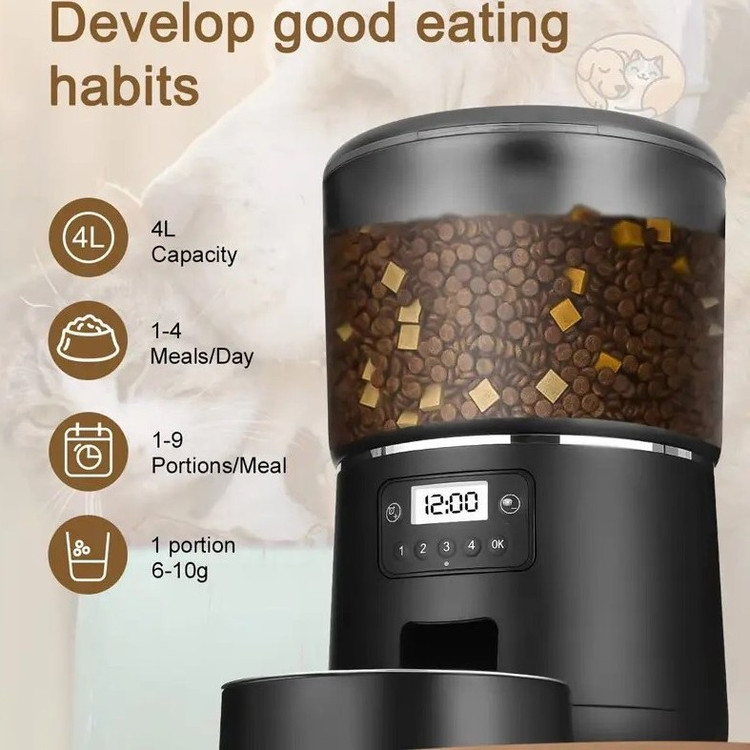 ظرف غذا هوشمند سگ و گربه پت فیدر pet feeder