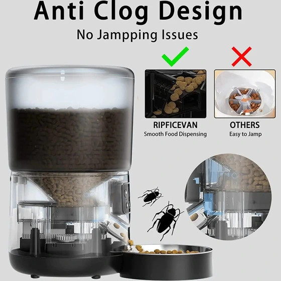 ظرف غذا هوشمند سگ و گربه پت فیدر pet feeder